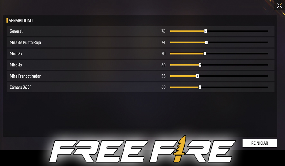 Ajustes de sensibilidad para dispositivos de gama baja